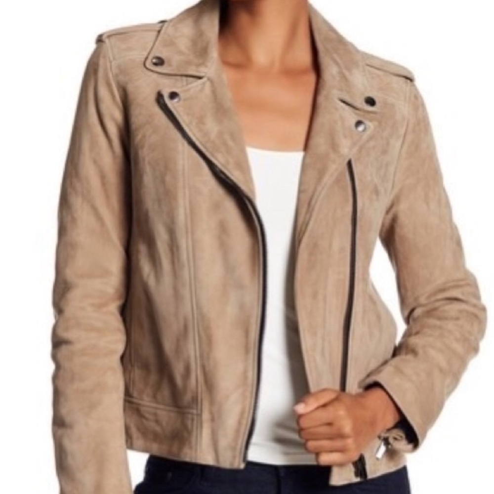 BNWOT Kooples Suède Jacket Size XS